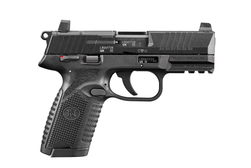 FN 502 22 Long Rifle 4in Black Cerakote Pistol - 10+1 Rounds