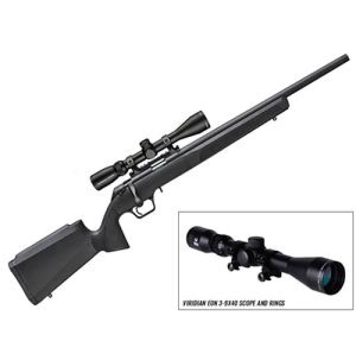 Springfield Model 2020 Target 20" 10rd .22LR Rifle w/ Viridian Scope & Rings - BART92022B-23VE