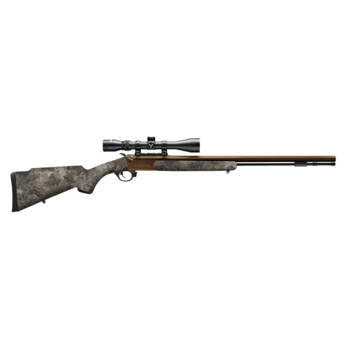 Traditions NitroFire 50 Cal, 209 Primer 26" Barrel, VAPR Twist Veil Wildland Stock, 3-9x40mm Scope, 1rd