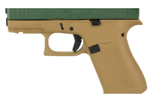 Glock 43X 9Mm 10 Mos Tan/Grn Slide PX4350204FRMOSTCTJJS