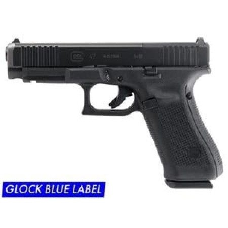 GLOCK Blue Label G47 MOS 9mm Pistol - Black