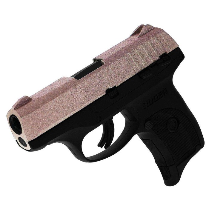 Ruger EC9s Rose Gold Glitter / Black 9mm 3.12