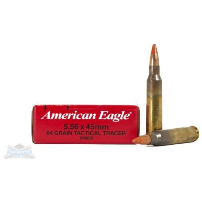 American Eagle 5.56mm 64gr FMJ Tactical Tracer Ammunition - XM856