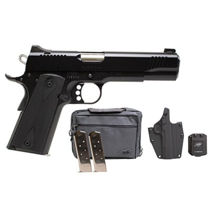 Kimber Custom LW 45 Auto (ACP) 5in Black Pistol - 7+1 Rounds