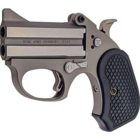 Bond Arms Honey B Handgun .22 Mag 2Rd Capacity 3" Barrel Stainless Steel With Black Grips BAHB-22MAG