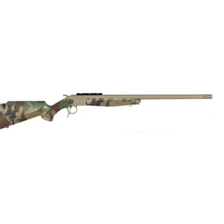 Connecticut Valley Arms Scout TD 350 Leg 20" Fde Woodlnd Camo Ivs Exclu CR4837S