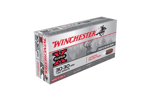 Winchester Ammo X30301 Super-X 30-30 Win 150 gr Jacketed Hollow Point (JHP) 20 Bx