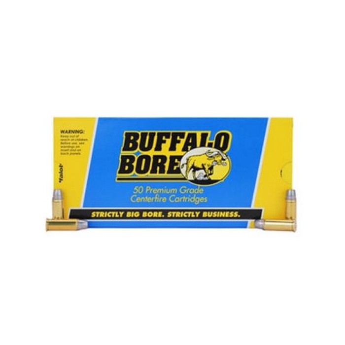 Buffalo Bore Heavy Outdoorsman 44 Spl 255 grain Hard Cast Keith Semi-Wadcutter - Gas Checked Handgun Ammo, 20/Box - 14B20