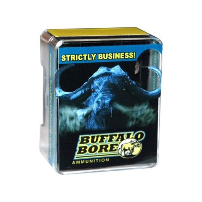 Buffalo Bore 357 Mag 158 grain Jacketed Hollow Point Low Flash Short Barrel Low Recoil Pistol and Handgun Ammo, 20/Box - 19E/20