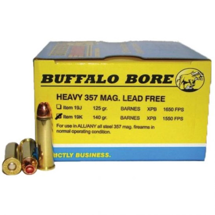 Buffalo Bore Ammunition 19K/20 357RM 140G Brown XPB 20rds