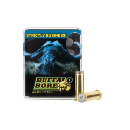 Buffalo Bore Standard Pressure Heavy 38 Special 150 grain Hard Cast Wadcutter Low Flash Short Barrel Pistol and Handgun Ammo, 20/Box - 20D/20