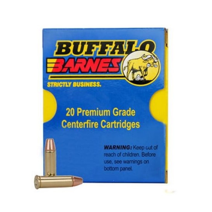 Buffalo Bore Standard Pressure 40 S&W 125 grain Barnes TAC-XP Lead-Free Low Flash Pistol and Handgun Ammo, 20/Box - 23D/20