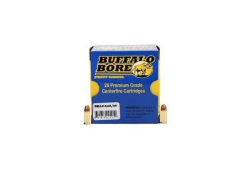 Buffalo Bore 9mm Luger +P+ 115 grain Jacketed Hollow Point Pistol and Handgun Ammo, 20/Box - 24A/20