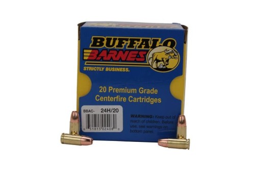 Buffalo Bore Ammunition Buffalo-barnes, Bba 24h/20 9mm +p+  115   Tacxp  20/12   Lead Free