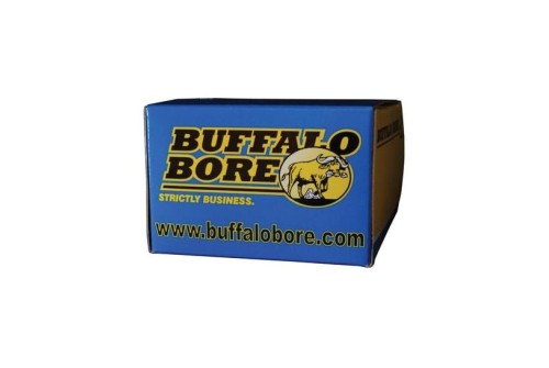 Buffalo Bore 460 S&W Mag 300 grain Jacketed Flat Nose Pistol and Handgun Ammo, 20/Box - 26A/20