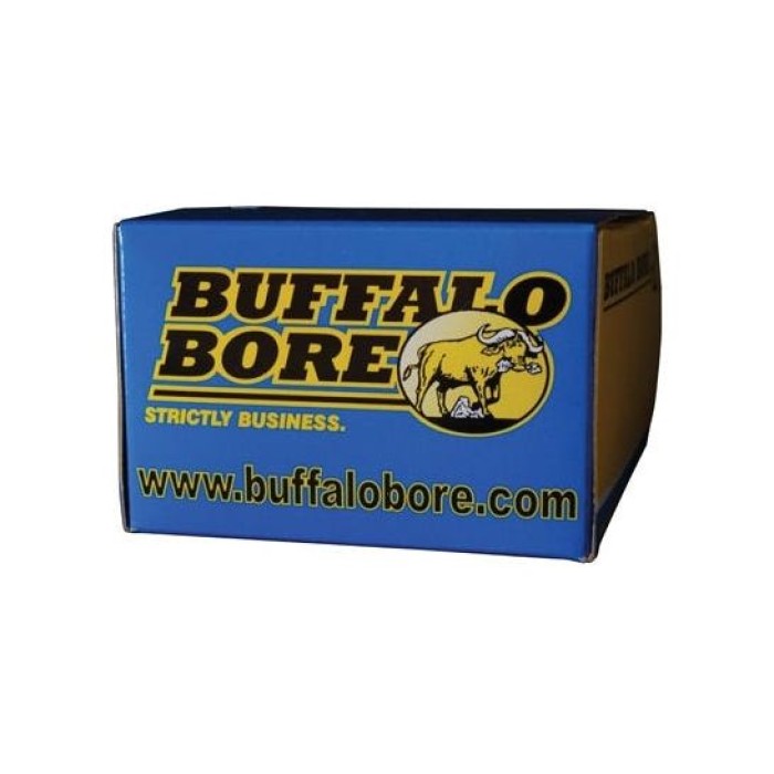 Buffalo Bore 460 S&W Mag 300 grain Jacketed Flat Nose Pistol and Handgun Ammo, 20/Box - 26A/20