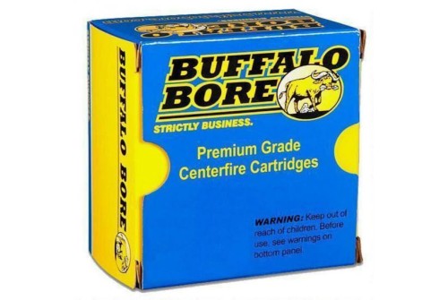 Buffalo Bore 460 S&W Mag 360 grain LBT - Lead Flat Nose Pistol and Handgun Ammo, 20/Box - 26B/20