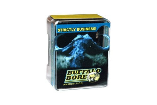 Buffalo Bore 9x18 Makarov +P 115 grain Hard Cast Flat Nose Pistol and Handgun Ammo, 20/Box - 34B/20