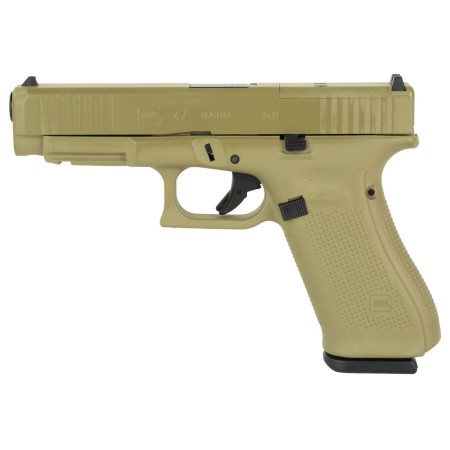 Glock 47 Gen5 MOS Coyote Tan 9mm 4.49