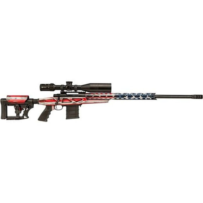 Howa Flag Chassis .308 Win 24" Threaded W/Scope HCRACF308USA