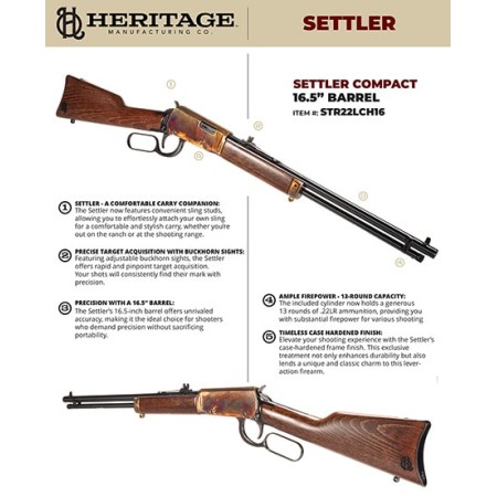 Settler 22 Long Rifle 16.5