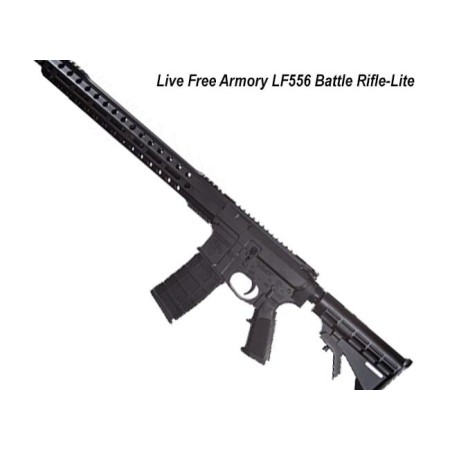 Live Free Armory LF556 Battle Lite 5.56x45mm 16" AR Rifle, Black - High-Performance, Lightweight AR Rifle, with Precision and Tactical - LFBRL84058