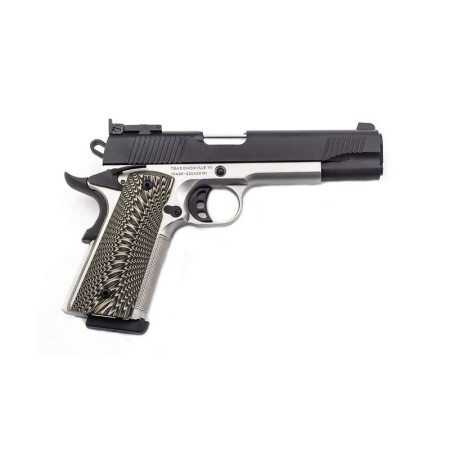 Tisas 1911 D10 10mm Acp 5" 8rd Stainless/Black Fo