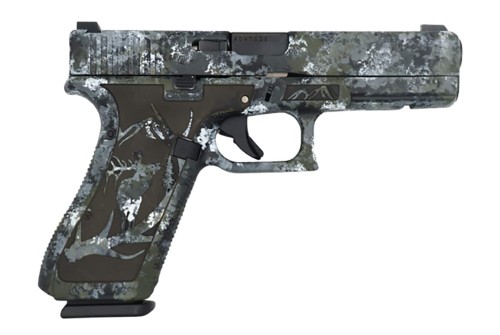 GLOCK G20 Gen 5 10MM ACP, 4.61in. Barrel, 10rd, Front Serrations, Austrian - Alpine Camo Cerakote [MPN: PA205S204MOSALPINE]