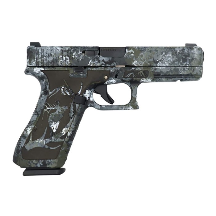 GLOCK G20 Gen 5 10MM ACP, 4.61in. Barrel, 10rd, Front Serrations, Austrian - Alpine Camo Cerakote [MPN: PA205S204MOSALPINE]