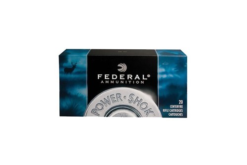 Federal Power-Shok Brass .30-06 Springfield 180-Grain 20-Rounds JSP