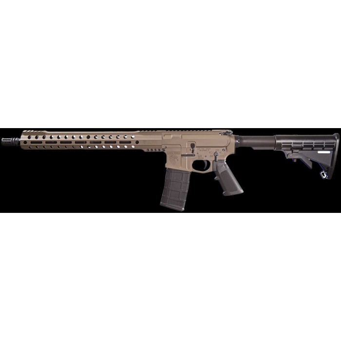 Live Free Battle Rifle Lite 5.56x45mm, 16" Threaded Barrel, Flat Dark Earth Cerakote, M-Lok Handguard, 30rd