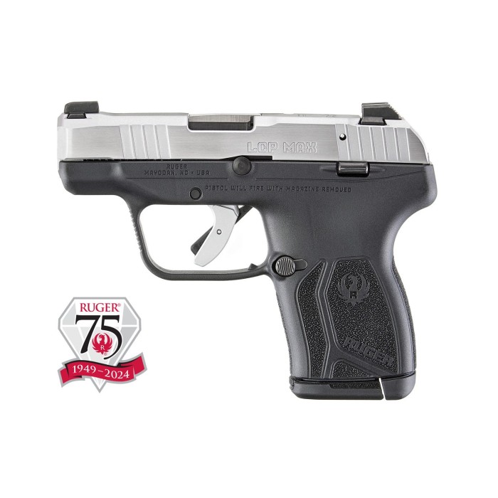 Ruger LCP Max 2.8" 10rd .380 ACP Pistol, 75th Anniversary Model - 13775