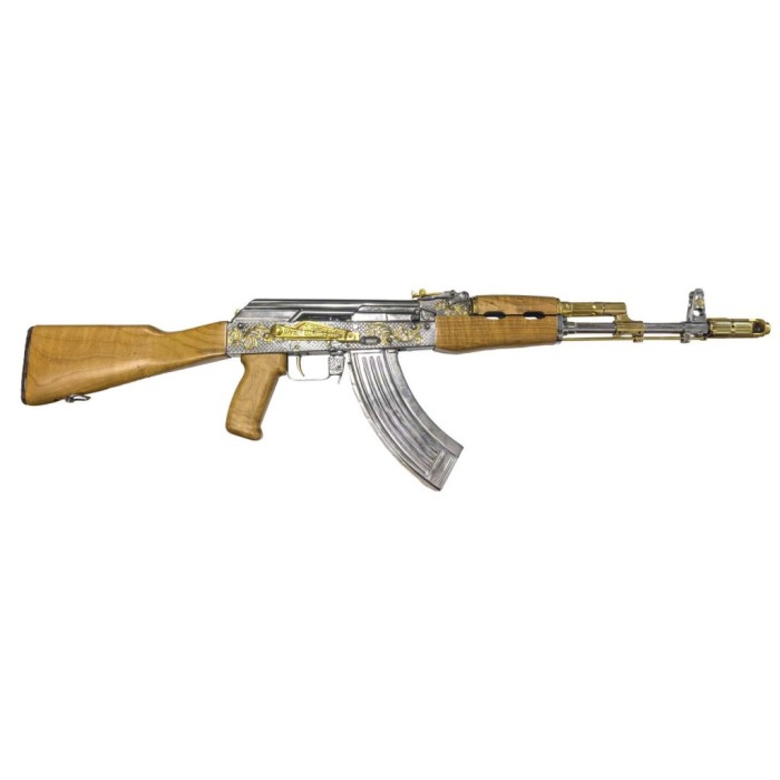 KALASHNIKOV USA KR103 GOLD/NICKEL PLATED ENGRAVED ... KALGKR103GNP