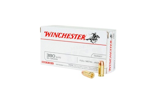 Winchester USA 380 Auto/ACP 95gr FMJ Ammunition 100rds Value Pack - USA380VP