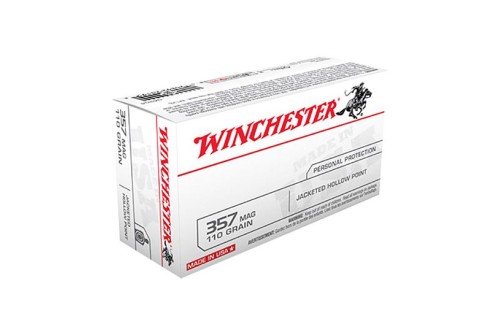 Winchester USA 357 Magnum 110gr JHP Ammunition 50rds - Q4204