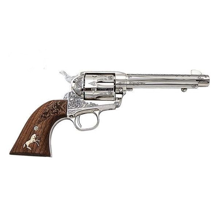 Colt Single Action Army Nimschke Engraved .45 Colt 5.5" 6rd Revolver -  P1850-LDN