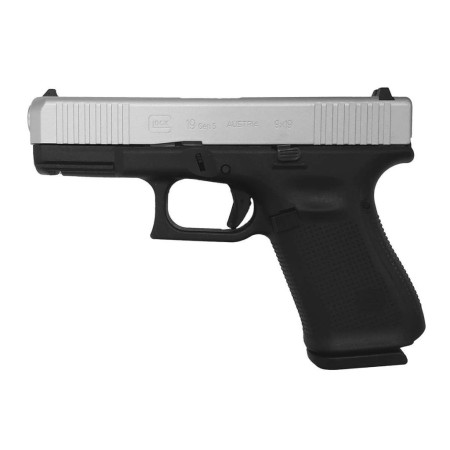 Glock 19 G5 9Mm Silver Slide/Bbl PA195S204SSB