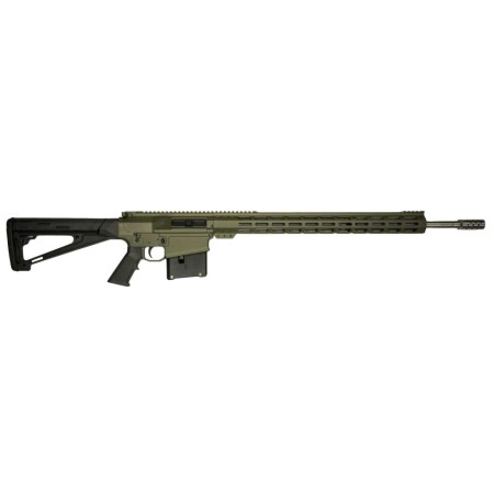 GREAT LAKES FIREARMS & AMMO AR-10 7MM REMINGTON MAGNUM 24" 5RD OD GREEN/SS