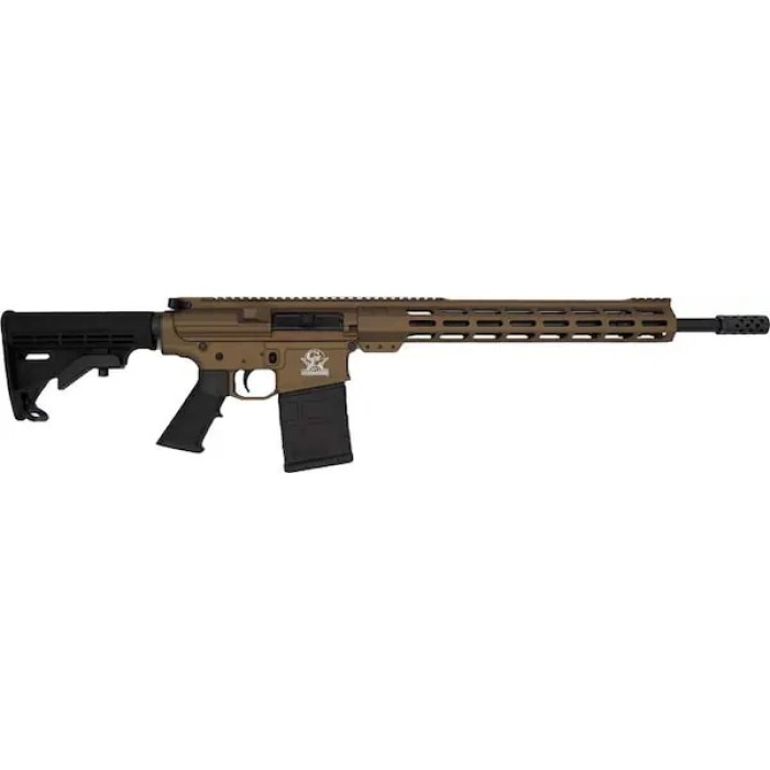 Great Lakes Firearms & Ammo Ar10 Rifle .243 Winchester 24" 5rd Bronze