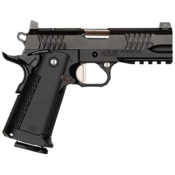 Jacob Grey TWC 9 1911 9mm, 4.25" Barrel, Black, Optic Ready, 17rd