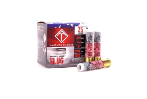 ATI AMMO 410GA 2.5 1/4oz RIFLED SLUG ATIAC410RC