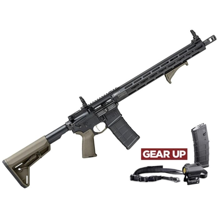 Springfield Saint Victor 5.56 NATO 16" 30rd Rifle Gear Up, OD Green - STV916556GP-GU23