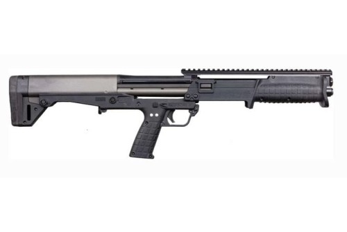 Kel-tec KSG .410 Bore 18.5" 14rd Shotgun w/ Flat Picatinny Rail, Black - KSG410BLKPR