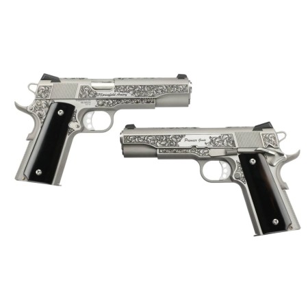 Springfield Armory 1911 Garrison Engraved Stainless .45 ACP 5