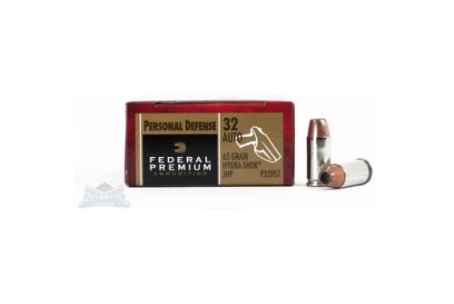 Federal 32 Auto/ACP Hydra-Shock Ammunition 20rds - P32HS1