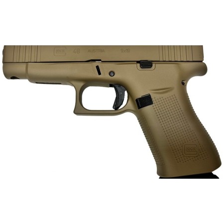 GLOCK G48 9mm 4.17in 10rd Coyote Tan IVS Exclusive Semi-Auto Pistol (PA4850204-CT)