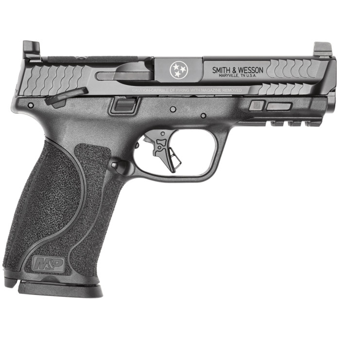 Smith & Wesson M&P9 M2.0 9mm, 4.25" Engraved Barrel, Black, Tennessee Logo, 17rd