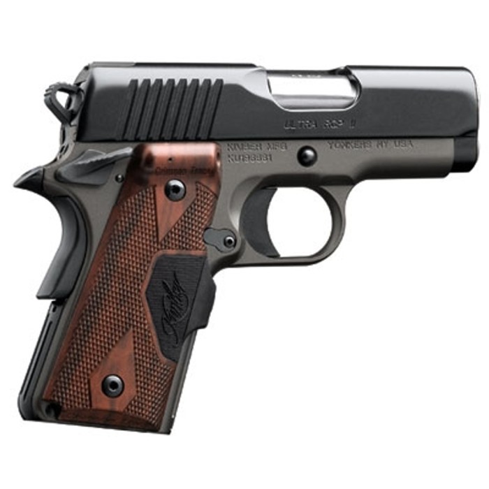 Kimber Ultra RCP II LG 45ACP 3-inch Matte Black / Rosewood Crimson Trace Lasergrip 7rd