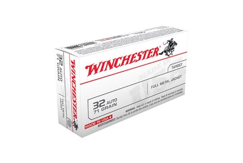 Winchester USA 32 Auto/ACP 71gr FMJ Ammunition 50rds - Q4255