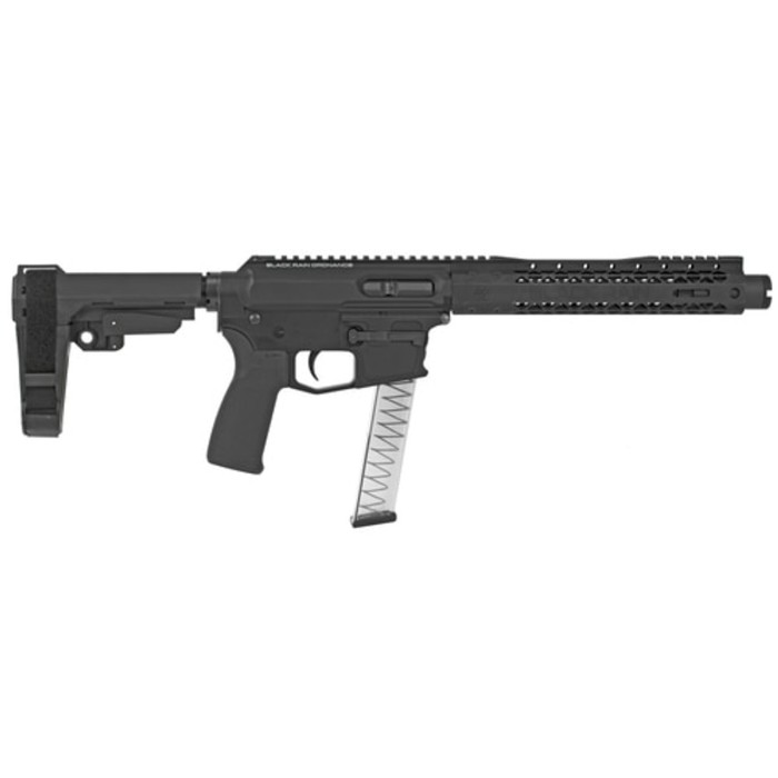 Black Rain ION9, AR-15 Pistol 9MM, 8.75" Barrel SBA3 Stabilizing Brace, M-LOK Rail 30rd Mag